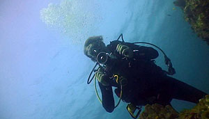 iain during videography training on thailand
