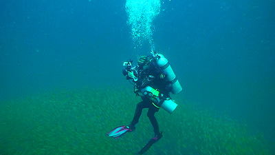 tech diving videographer