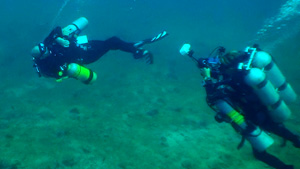 tech diving videography - thailand