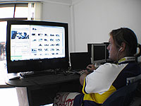 videography student editing