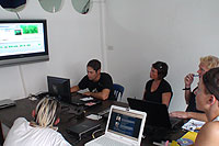 video workshop in progress